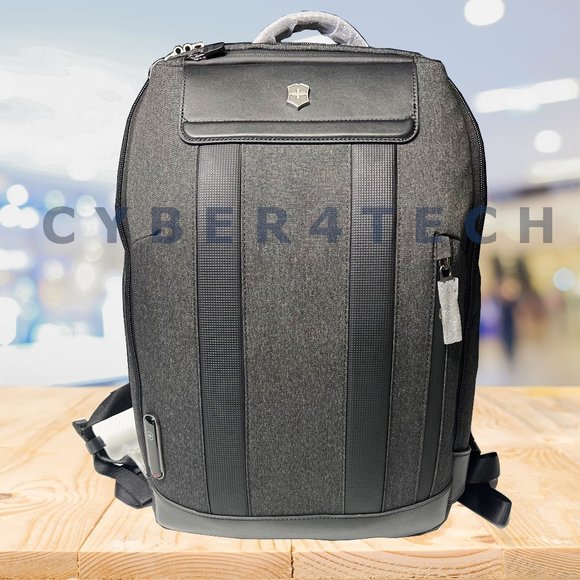 New Victorinox Architecture Urban2 City Backpack Black Gray With Tags 14